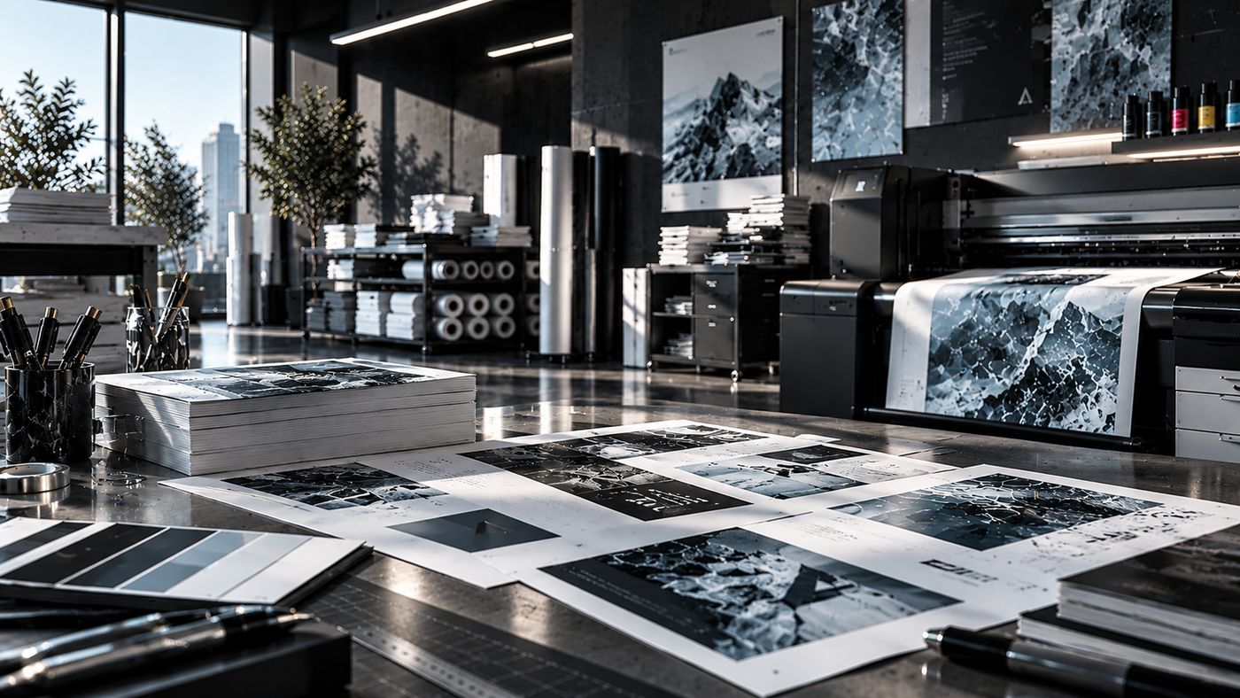 Atelier d'impression : affiches et supports imprimés