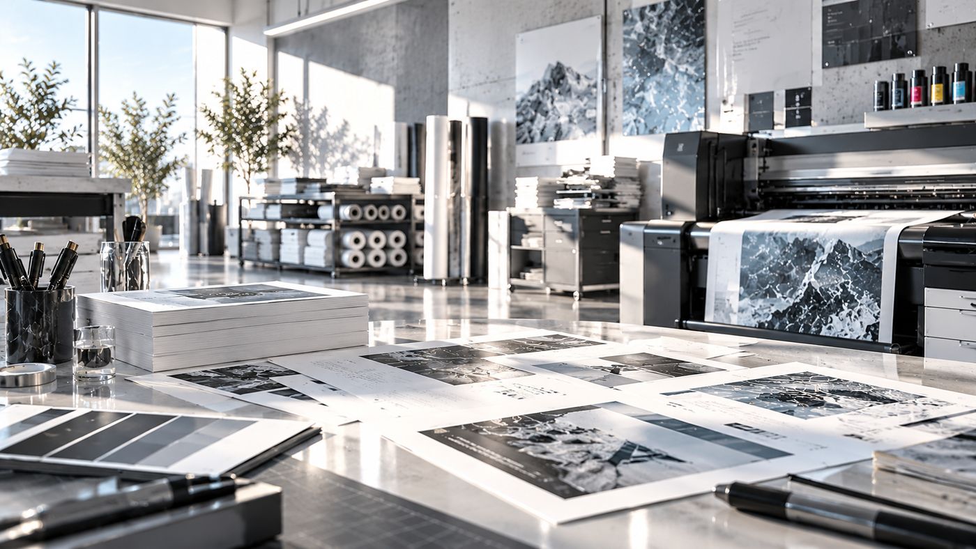 Atelier d'impression : affiches et supports imprimés